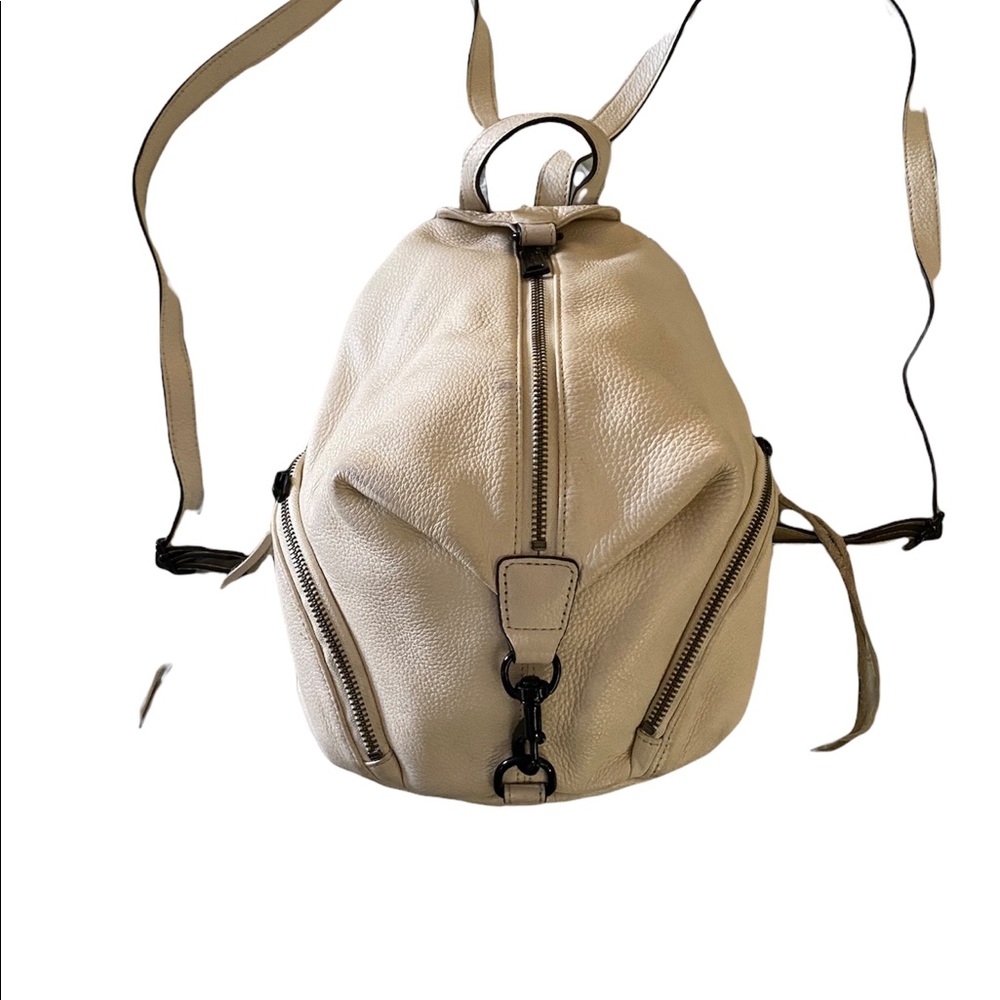 Rebecca Minkoff cream backpack